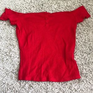 Off the shoulder shirt